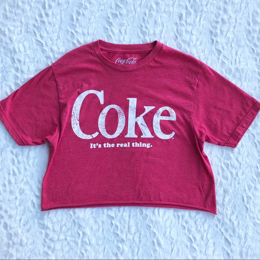 Cocoa Cola Vintage graphic tee shirt vintage red